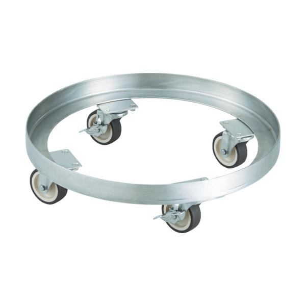 トラスコ中山 TRUSCO オレンジブック SUS304 ドラム缶台車 250L ステン金具 NU車輪 SDA-250-SNU 818-5156