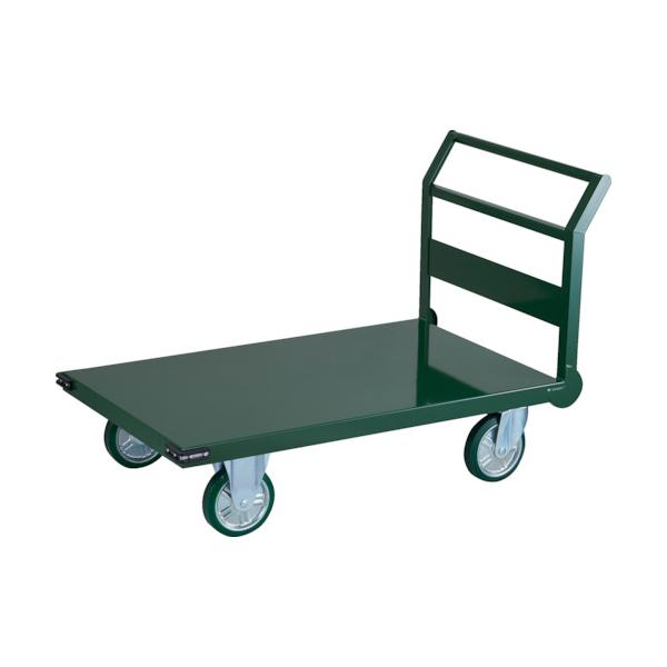 トラスコ中山 TRUSCO オレンジブック 鋼鉄製運搬車 1トン ハンドル側自在車輪 1200X750 Φ200ウレタン車輪 SH10-1C 256-5605