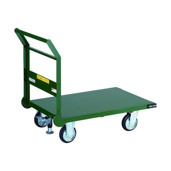 トラスコ中山 TRUSCO オレンジブック 鋼鉄製運搬車 1200X600 Φ150プレス車 Lストッパー付 SH-2LNSS 772-6414