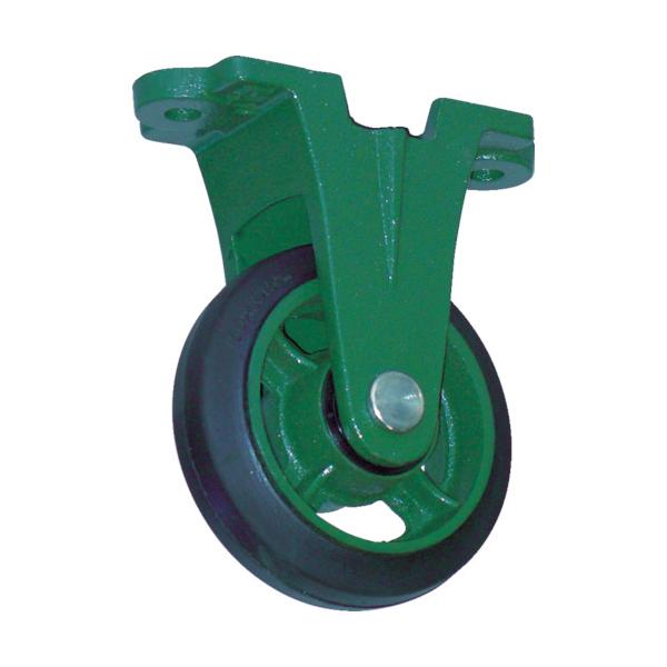 トラスコ中山 TRUSCO オレンジブック 鋼鉄製運搬車用 鋳物金具固定キャスターφ200ゴム車 TAU-200 389-9489