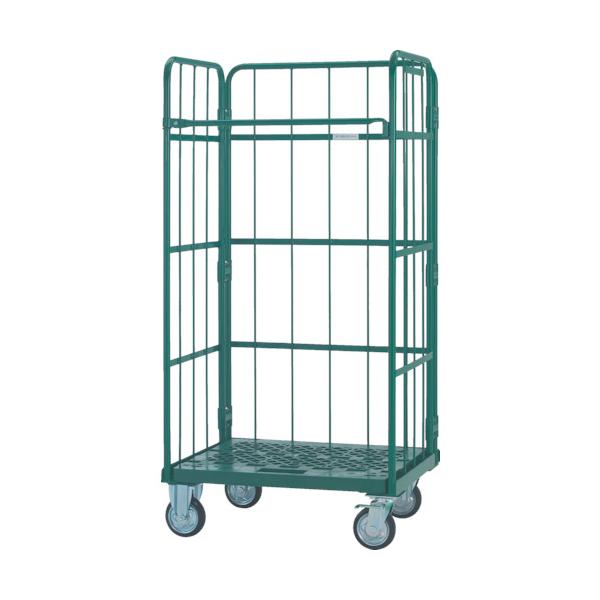 トラスコ中山 TRUSCO オレンジブック ハイテナー省音型 850X650X1450 直進仕様 樹脂底板 THT-XJ16A 462-3975