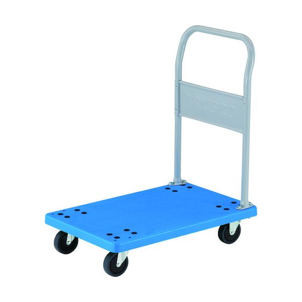 トラスコ中山 TRUSCO オレンジブック 樹脂台車 グランカート サイレント バリュータイプ 固定 718X468 TP-702K 489-2933