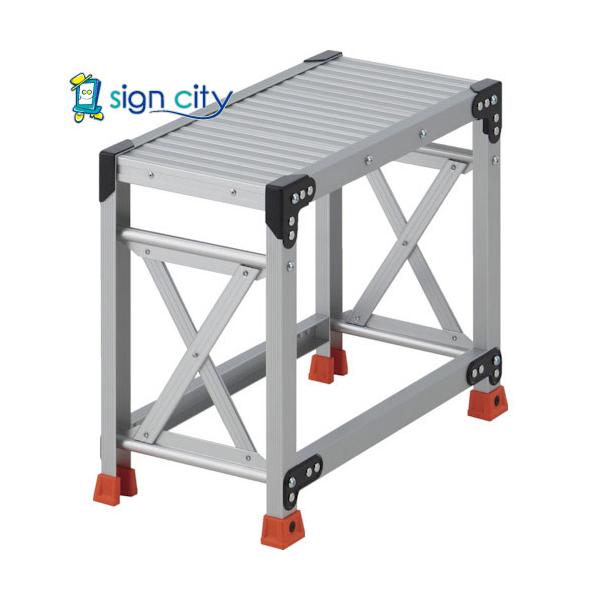 TRUSCO トラスコ 作業用踏台 1段 高サ0.5m 天板600×600 TSF1665 組立品 組立設置不可 代引不可 TRUSCO⁄トラスコ中山 作業用踏台 1段 高さ0.5m 天板500×