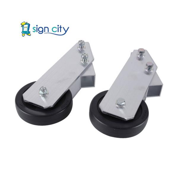 トラスコ TRUSCO 5段アルミ作業用踏台背面キャスター 2個1セット TSF-HC2 770-9188