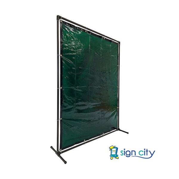 トラスコ TRUSCO 溶接遮光フェンス 2015型単体 固定足 緑 YF2015K-GN 487-5885 17,615円