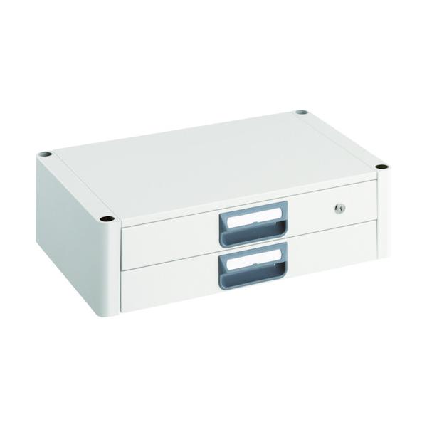 トラスコ TRUSCO ツールワゴン フェニックスワゴン 2段引出 600X400 ホワイト PEW-64X-W 488-2377