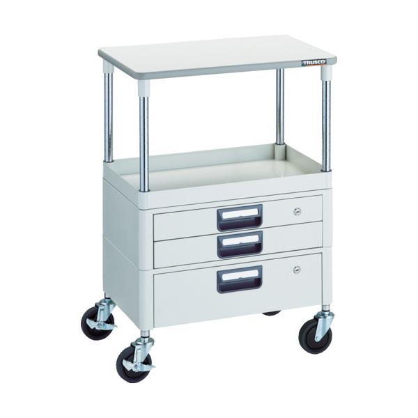 TRUSCO フェニックスワゴン 600×400×H600 2段 W色 PEW662CW