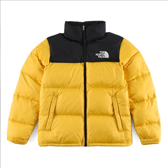 1996 RETRO NUPTSE JACKET レトロ ヌプシ ジャケットダウン アウター ロゴ プリント メンズ イエローXブラック プレゼント ギフト 通勤 通学 送料無料