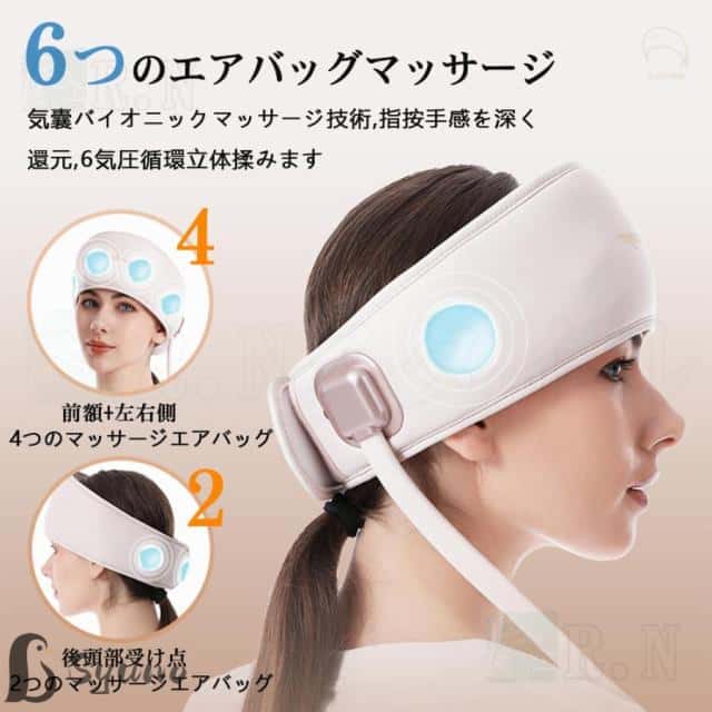 マッサージ器 ヘッドスパ ヘッドマッサージ機 空気波 マッサージャー