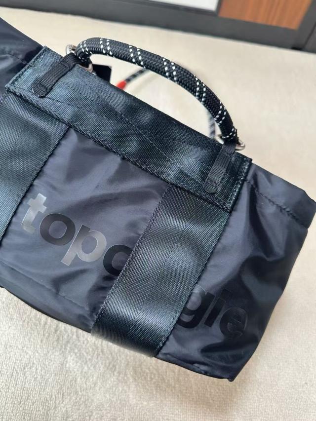 Topologieトポロジー小型多機能ショルダートート トラベルバッグ 黑