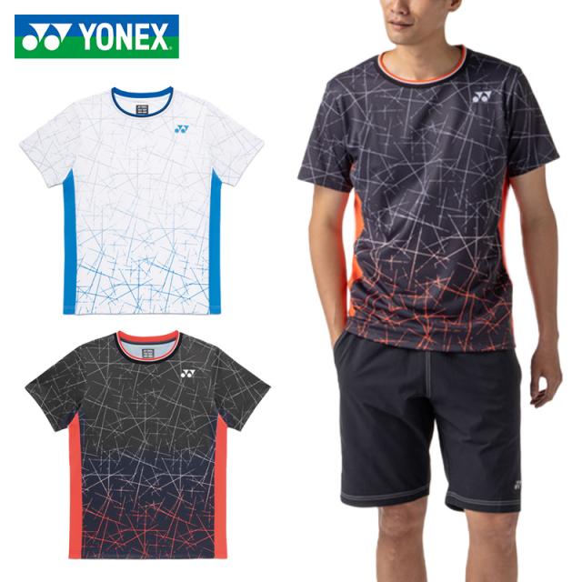 【即日発送】YONEX ヨネックス ユニゲームシャツ(フィットスタイル) 10758Y 半袖 ウェア バドミントン テニス tシャツ NTT東日本選手着用モデル 日本バドミントン協会審査合格品