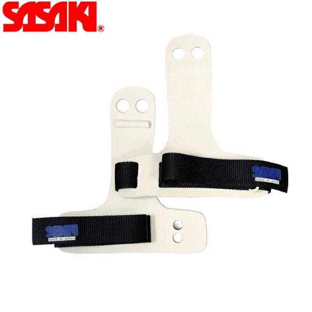 SASAKI ササキ ジュニア2ツ穴プロテクター (PJ-27) 器械体操 体操 男子体操 牛皮革 ハンドグリップ ハンドプロテクター ジュニア キッズ 子ども