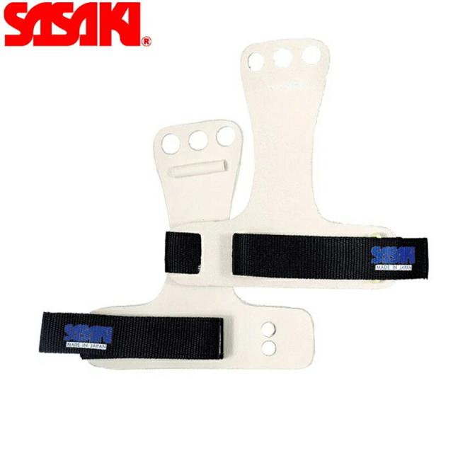 SASAKI ササキ ジュニア3ツ穴プロテクター (PJ-28) 器械体操 体操 牛皮革 ハンドグリップ ハンドプロテクター ジュニア キッズ 子ども