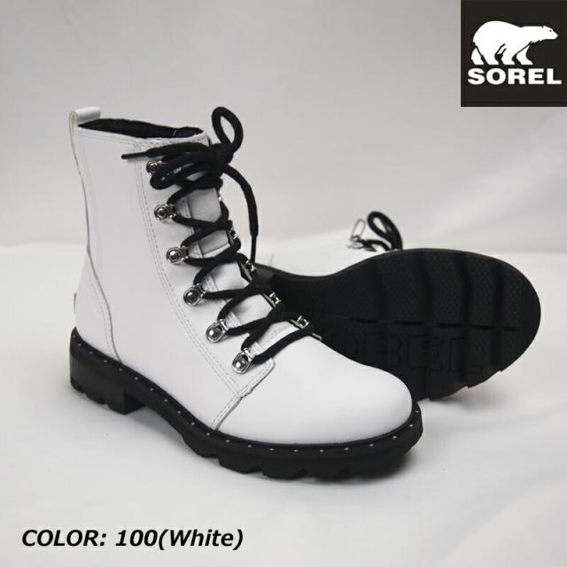 【即日発送】SOREL ソレル レノックスレース レディース ウィメンズ (NL3954 100) 防水 ブーツ 24.5cm