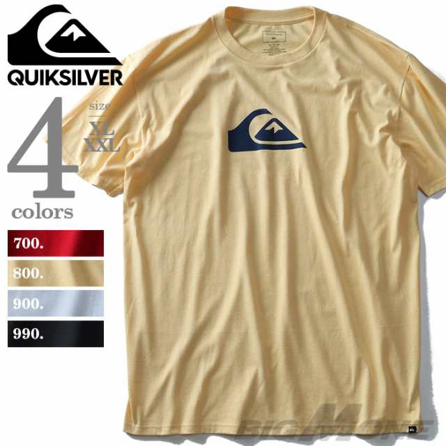 大きいサイズ メンズ Quiksilver クイックシルバー ロゴプリント半袖tシャツ Usa直輸入 Aqyztの通販はau Pay マーケット 大きいサイズのビッグエムワン