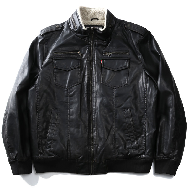 大きいサイズ メンズ LEVI'S リーバイス フェイクレザ 