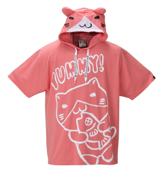 大きいサイズ メンズ Necobuchi San なりきり猫耳 半袖 パーカー ピンク 1258 0230 1 3l 4l 5l 6lの通販はau Pay マーケット 大きいサイズのビッグエムワン