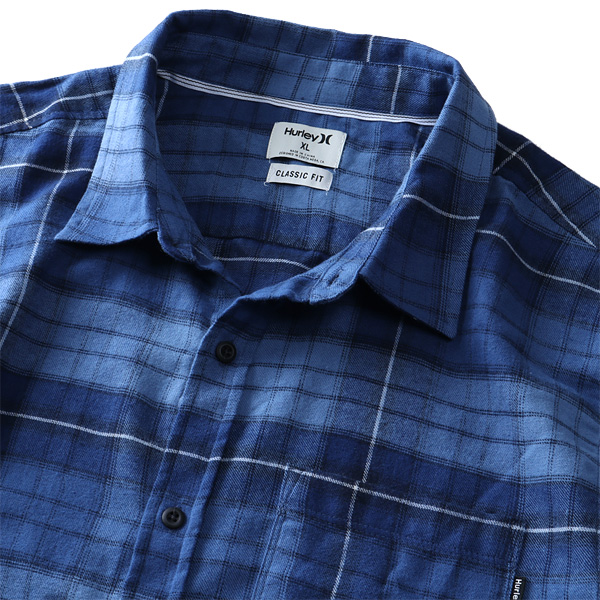 大きいサイズ メンズ HURLEY ハーレー フランネル チェック柄 シャツ USA直輸入 cu1010_5