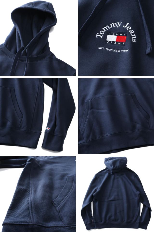 大きいサイズ メンズ TOMMY JEANS トミージーンズ プルオーバー パーカー TJM TIMELESS HOODIE USA直輸入 dm0dm10909_2