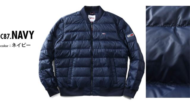 大きいサイズ メンズ TOMMY JEANS トミージーンズ ダウン ジャケット TOMMY JEANS ダウンジャケット Lサイズ