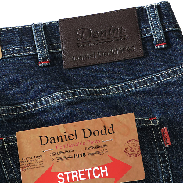大きいサイズ メンズ DANIEL DODD セルビッジ テーパード ストレッチ デニム パンツ azd-229006t_15