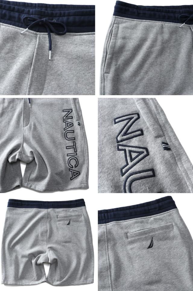 大きいサイズ メンズ NAUTICA ノーチカ フリース ニット ロゴ ショーツ ショートパンツ ハーフパンツ USA直輸入 k01170_2
