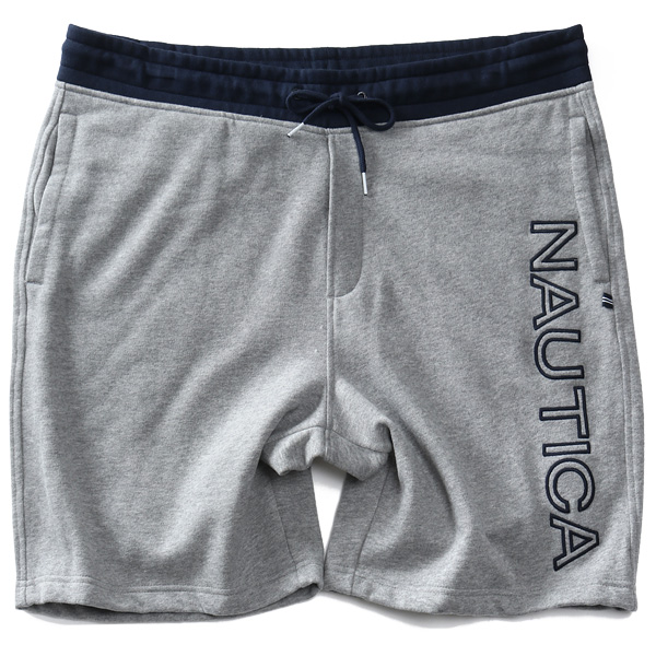 大きいサイズ メンズ NAUTICA ノーチカ フリース ニット ロゴ ショーツ ショートパンツ ハーフパンツ USA直輸入 k01170_3