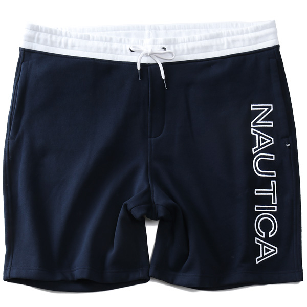 大きいサイズ メンズ NAUTICA ノーチカ フリース ニット ロゴ ショーツ ショートパンツ ハーフパンツ USA直輸入 k01170_4