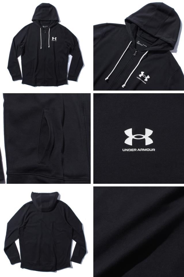 大きいサイズ メンズ UNDER ARMOUR アンダーアーマー フルジップ パーカー USA直輸入 1370409-001_2