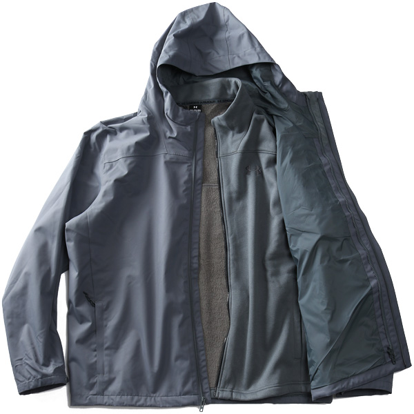 大きいサイズ メンズ UNDER ARMOUR アンダーアーマー ライナー付 3WAY