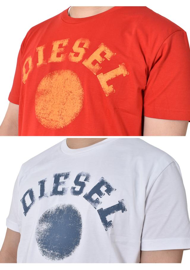 大きいサイズ メンズ DIESEL ディーゼル プリント 半袖 Tシャツ T
