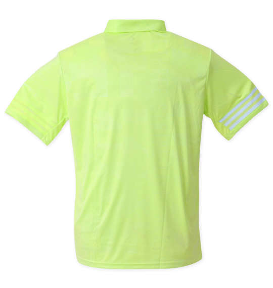 大きいサイズ メンズ adidas golf エンボス プリント 半袖 B.D シャツ パルスライム 1278-2200-3 3XO 4XO_1