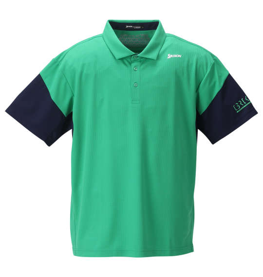 大きいサイズ メンズ SRIXON 香妻プロ共同開発 スリーブ配色ワッフルメッシュ 半袖 シャツ グリーン 1278-3242-2 3L 4L 5L 6Lの通販は 11,537円
