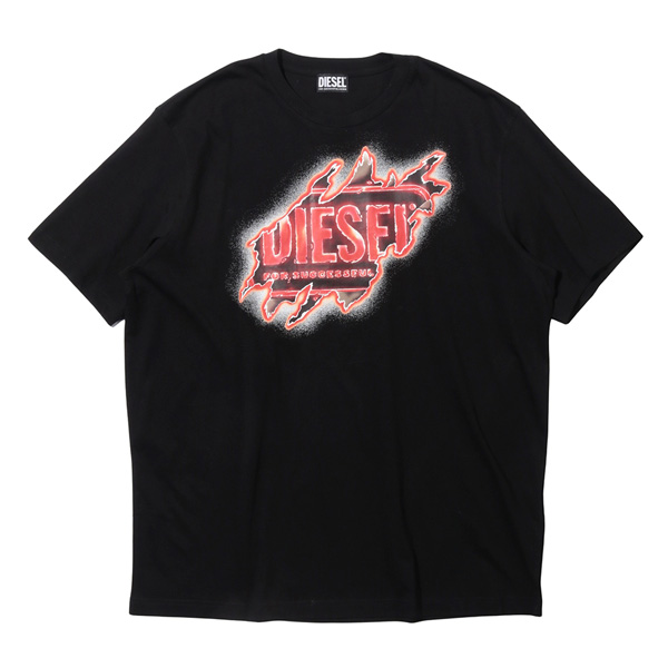 大きいサイズ メンズ DIESEL ディーゼル プリント 半袖 Tシャツ 直輸入品 a09754-0aaxj_3