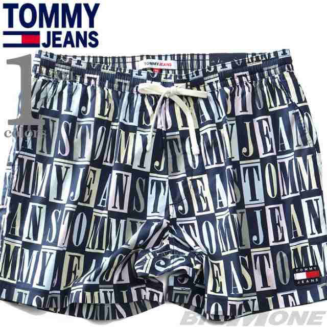 大きいサイズ メンズ TOMMY JEANS トミージーンズ 総柄プリント