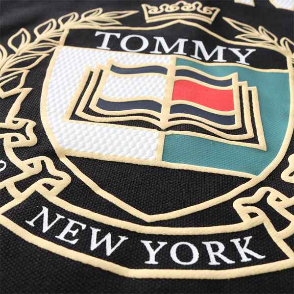 大きいサイズ メンズ TOMMY JEANS トミージーンズ 鹿の子 ロゴデザイン