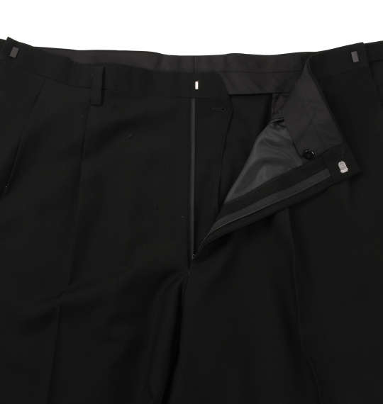 大きいサイズ メンズ MANCHES シングル 2ツ釦 礼服 ブラック 1272-3303-1 3L 4L 5L 6L 7L 8L スーツ・フォーマル