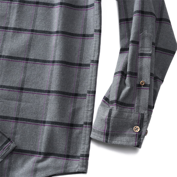 大きいサイズ メンズ DREAM MASTER SOLOTEX 大判チェック ストレッチ