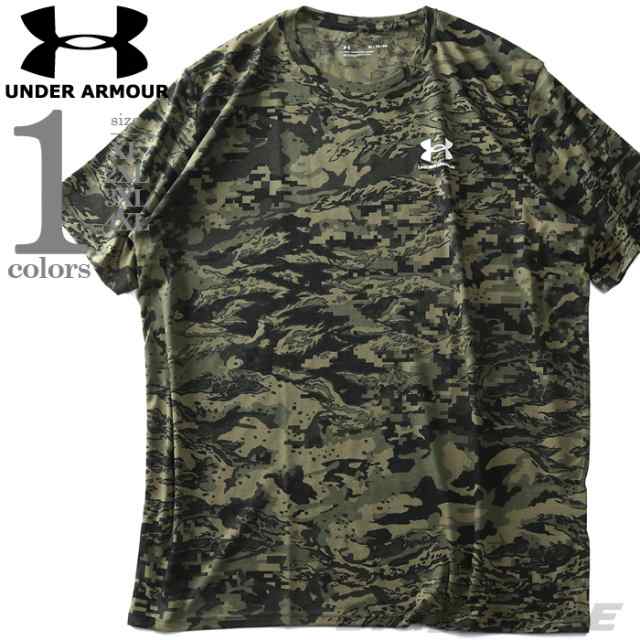 大きいサイズ メンズ UNDER ARMOUR アンダーアーマー 迷彩柄 半袖 Tシャツ カモフラ柄 ABC CAMO USA直輸入 1357727-001の通販は