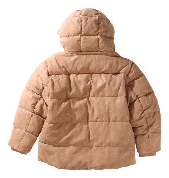 大きいサイズ メンズ in the attic ポリスエードロゴシレーフェイク ダウン ブルゾン キャメル 1253-3312-1 3L 4L 5L 6Lの通販は