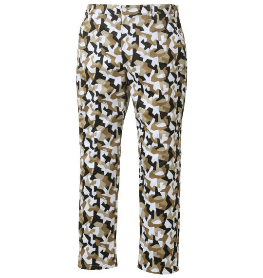 大きいサイズ メンズ FILA GOLF カモフラプリント ボンディング パンツ ブラウン 1274-3331-1 100 105 110 115 120の通販は 17,380円