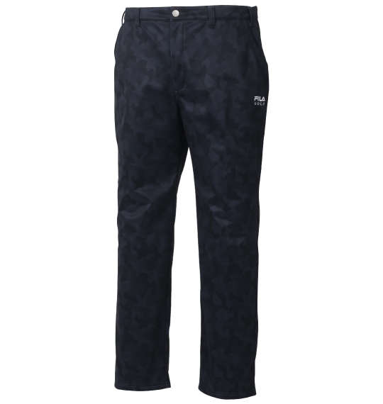 大きいサイズ メンズ FILA GOLF カモフラプリント ボンディング パンツ ブラック 1274-3331-2 100 105 110 115 120の通販は 17,380円