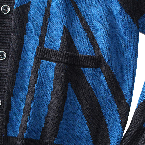 大きいサイズ メンズ RINGS リングス ジャガード カーディガン 133068