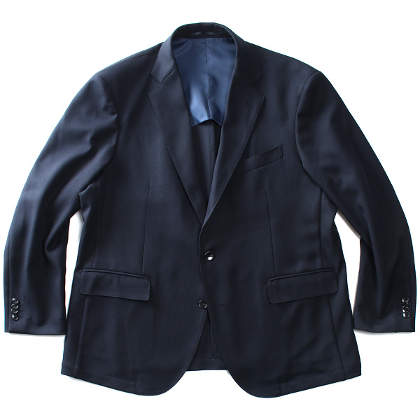 大きいサイズ メンズ SARTORIA BELLINI ストレッチ ネイビー ジャケット 軽量 ウォッシャブル イージーケア azjw2332-b_4