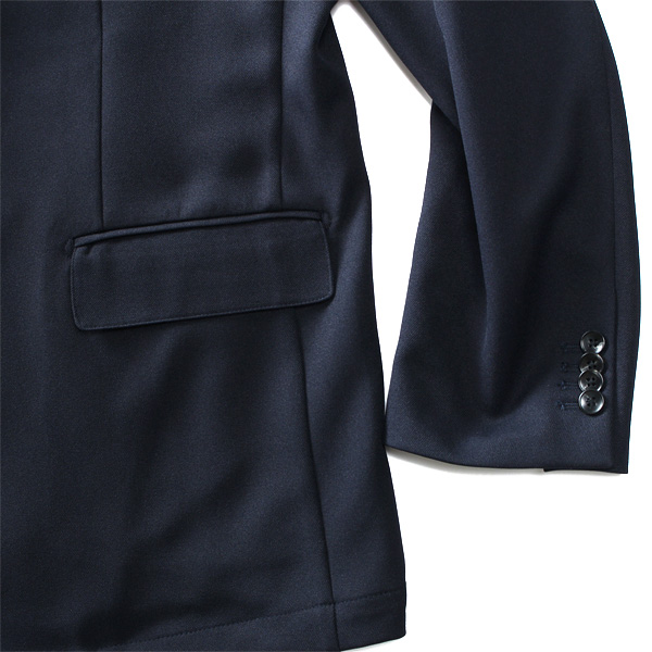 大きいサイズ メンズ SARTORIA BELLINI ストレッチ ネイビー ジャケット 軽量 ウォッシャブル イージーケア azjw2332-b_8