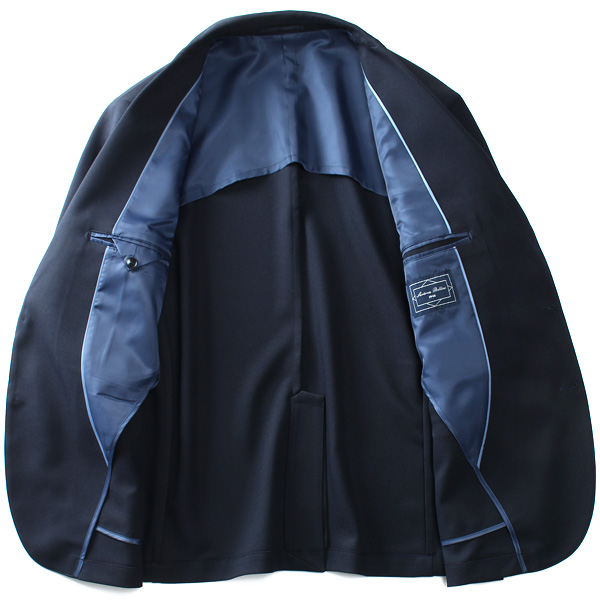 大きいサイズ メンズ SARTORIA BELLINI ストレッチ ネイビー ジャケット 軽量 ウォッシャブル イージーケア azjw2332-b_12