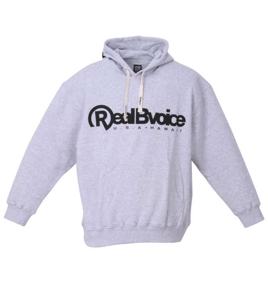 大きいサイズ メンズ RealBvoice RBV HAWAII 裏毛 プル パーカー グレー 1278-3646-1 3L 4L 5L 6Lの通販は