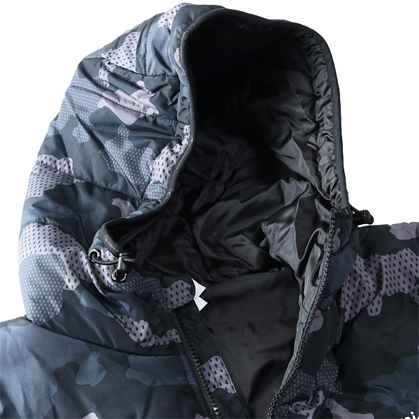 大きいサイズ メンズ Champion チャンピオン 迷彩柄 フルジップ