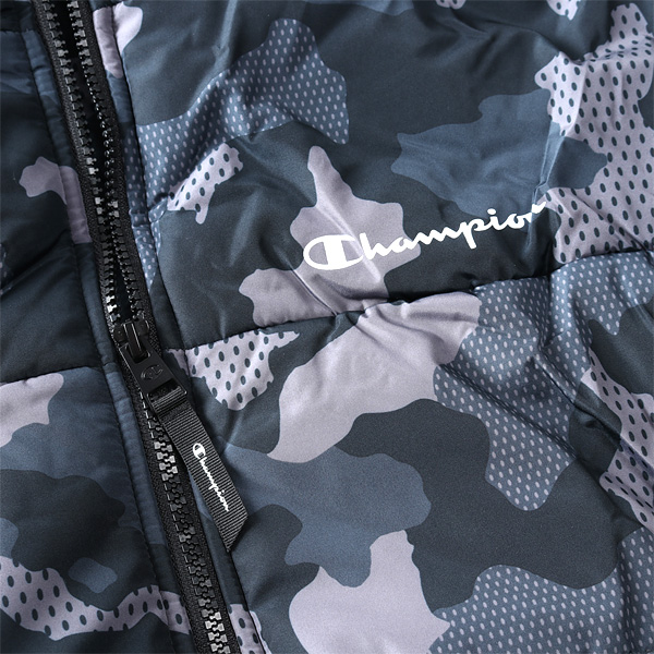 大きいサイズ メンズ Champion チャンピオン 迷彩柄 フルジップ
