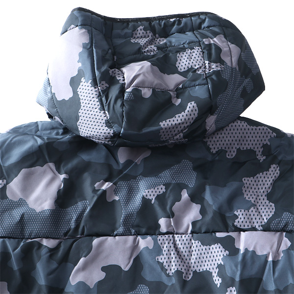 大きいサイズ メンズ Champion チャンピオン 迷彩柄 フルジップ フーデッド 中綿 ジャケット USA直輸入 v4728p-awlm 大きいサイズ メンズ Champion チャンピオン 迷彩柄 フルジップ